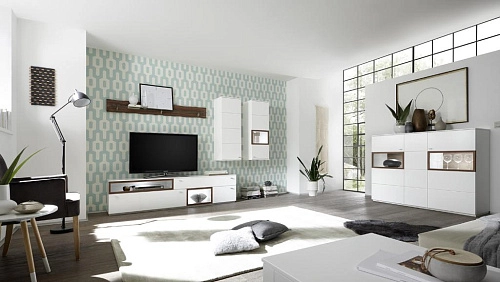 Стенка Луна-3 МДФ - фото 1