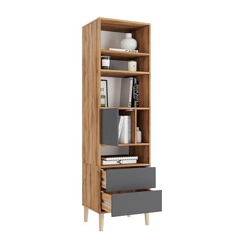 Стеллаж Скарлет-2 Графит - фото 2