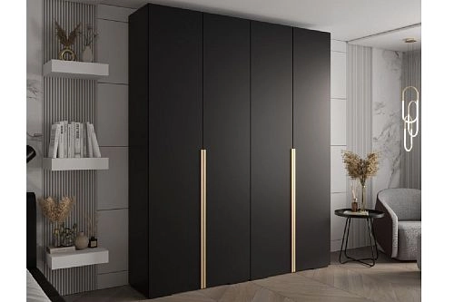 Шкаф распашной Мори-7 Черный - фото 1