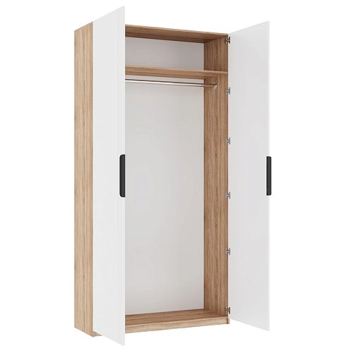 Шкаф распашной Астрис-3 Белый - фото 4