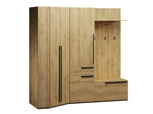 Прихожая Лорена Пакс-3 Дуб Золотистый - фото 2