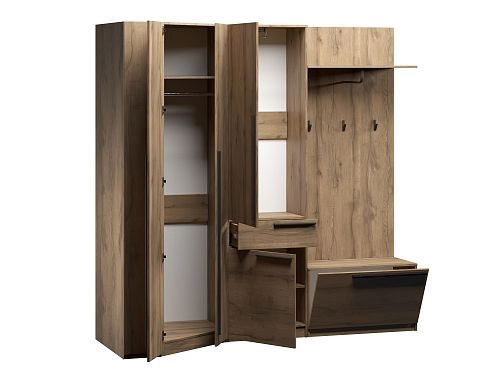 Прихожая Лорена Пакс-3 Дуб Табачный - фото 3