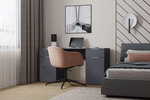 Стол письменный Салерно 5 NEW Графит - фото 1