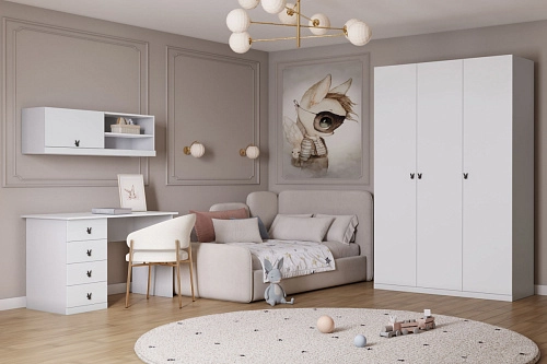 Стенка детская Банни-10 Белый - фото 1