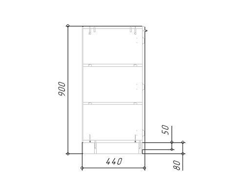 Тумба Лорена Пакс-1 Белый - фото 6