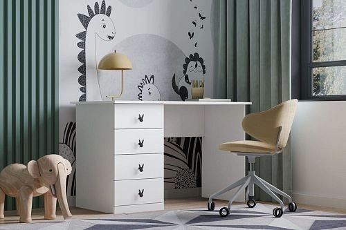 Письменный стол Банни-2 Белый - фото 1