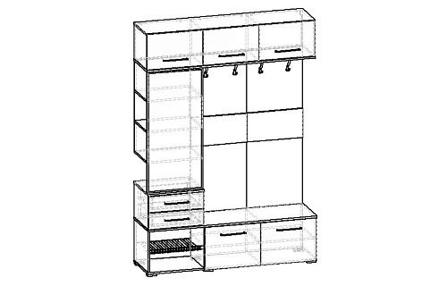 Прихожая Дебют-03.02 - фото 2
