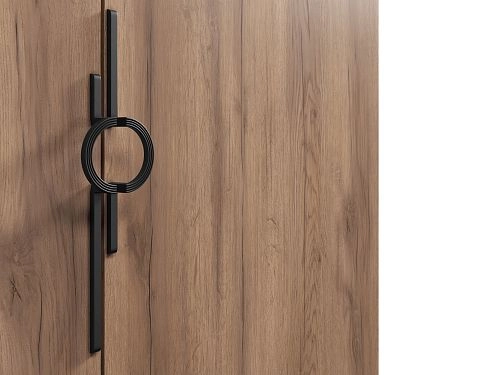 Шкаф распашной Белиз-2 Дуб Крафт Табачный - фото 3