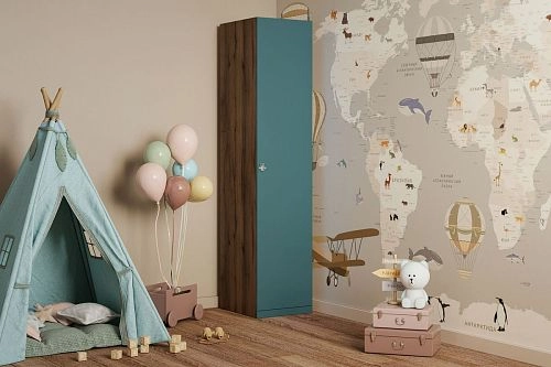 Шкаф распашной Скарабей-1 Аквамарин - фото 1