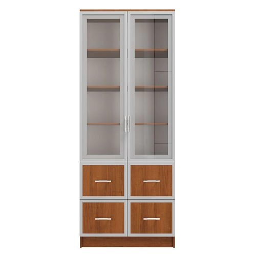 Книжный шкаф Альма-10 Орех Экко - фото 4