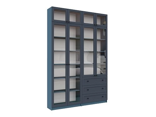 Шкаф для книг Билли Стольмин 47 Деним супер софт - фото 3