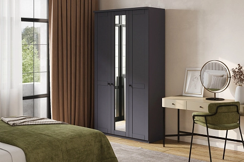 Шкаф распашной София РАХ-6 МДФ Графит - фото 1