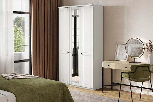 Шкаф распашной София РАХ-6 МДФ Белый - фото 1