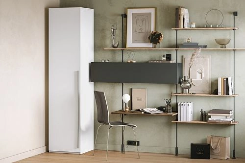 Шкаф распашной Лорена Бест-1 Белый - фото 1