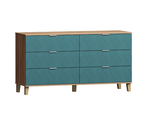 Комод Марвин 7 фрезеровка 3 Аквамарин - фото 2