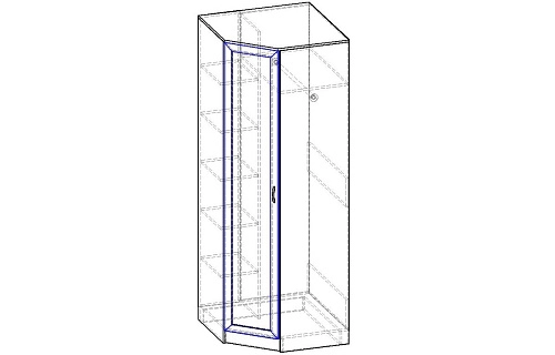 Шкаф угловой Горизонт-М ШРУ.002.800-05 - фото 3