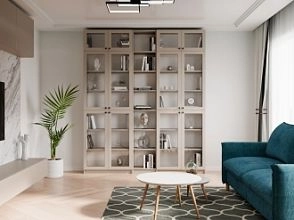 Шкаф для книг Билли ьмин 32 Кашемир