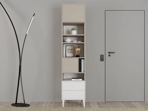 Стеллаж Скарлет-6 Белый - фото 1