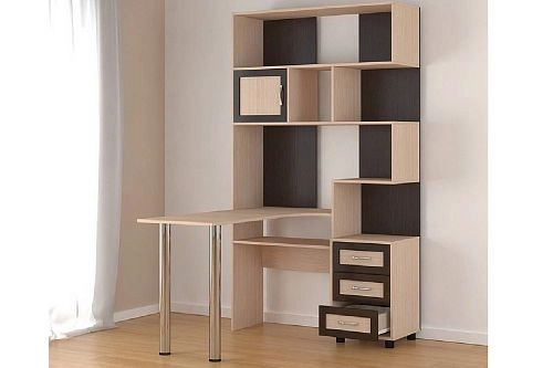 Компьютерный стол Мебелинк 100-01 рамка МДФ - фото 1