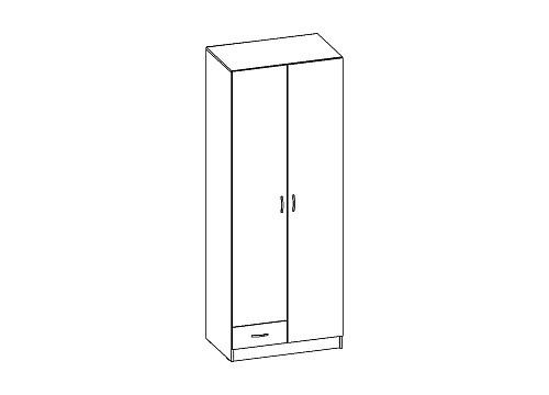 Шкаф распашной Рио-2.12 - фото 3