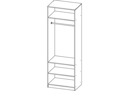 Шкаф распашной Карлос-039 Белый - фото 5