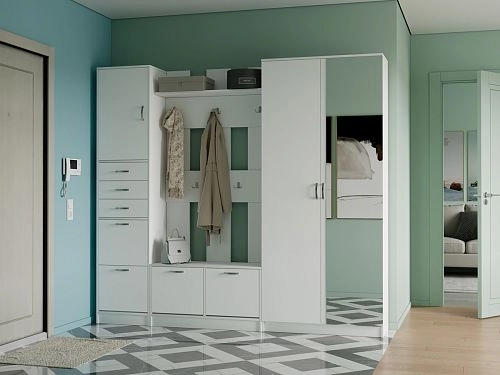 Прихожая Ольга-9 Белый - фото 1