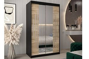 Валмиера-4 new Черный/Дуб Сонома