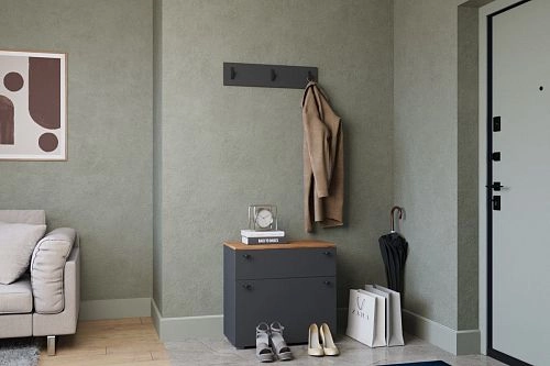 Прихожая Квели 1 Графит - фото 1