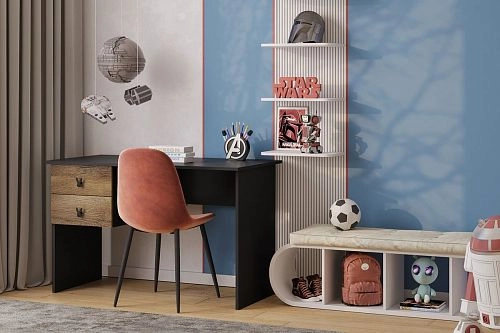 Письменный стол Банни-1 Дуб Мореный - фото 1