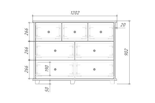Комод Луиза-2 Классик МДФ Белый - фото 3