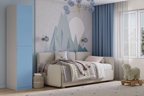 Пенал Банни-1 Пастельно-Синий - фото 1