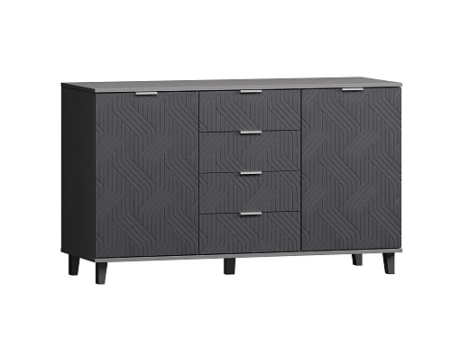 Комод Марвин 25 фрезеровка 3 Графит - фото 2