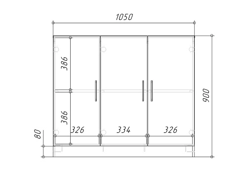 Комод Эверест-3 МДФ Белый - фото 3