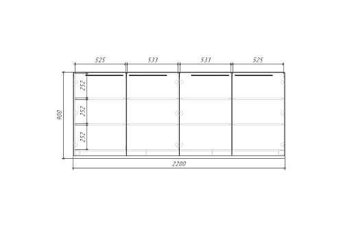 Тумба Лорена Пакс-3 Графит - фото 5