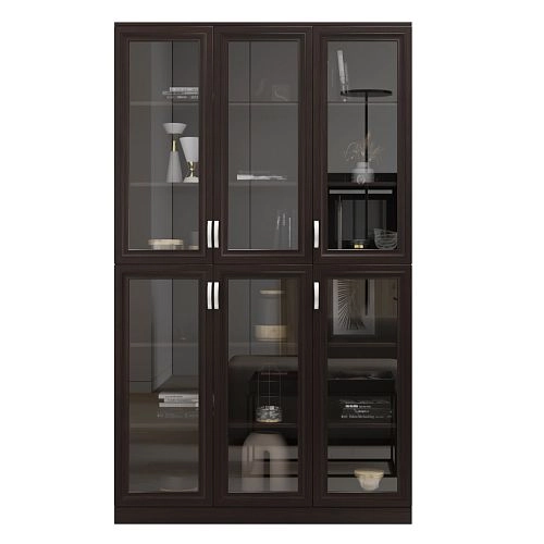 Шкаф Библиотека Библиограф 3.2 Рельеф Венге - фото 4