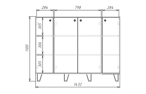Комод Колорадо-1 МДФ - фото 4