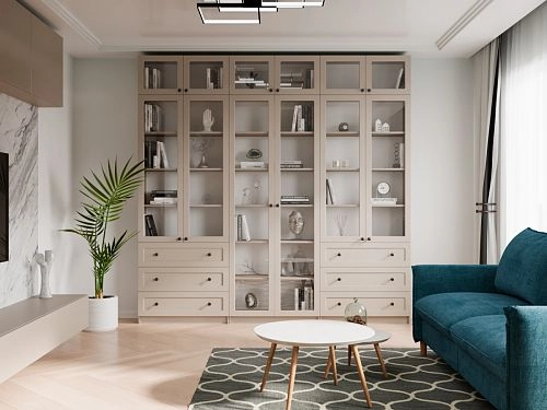 Шкаф для книг Билли Стольмин 54 Кашемир - фото 1