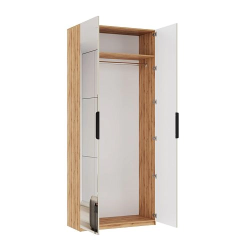 Шкаф распашной Астрис-2 с зеркалом Сантьяго - фото 4