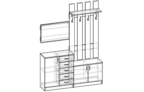 Прихожая Горизонт-10М - фото 2