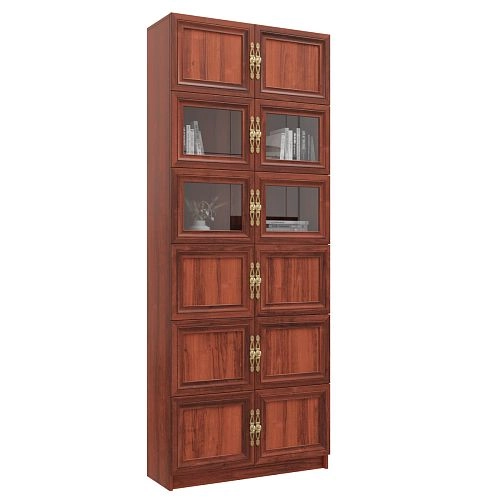 Шкаф книжный Карлос-050 Орех Итальянский - фото 3