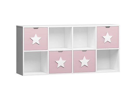 Стеллаж KIDS 3 Розовый Лайт - фото 2