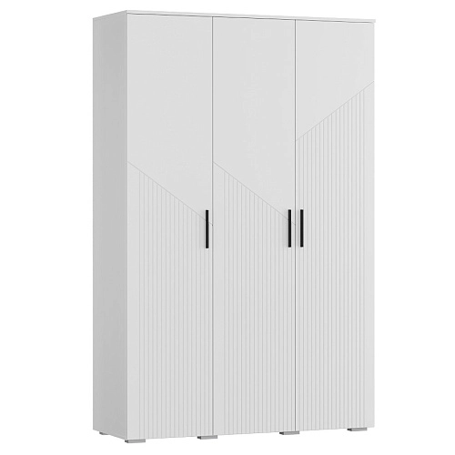 Шкаф распашной Синтра 3 Белый - фото 2