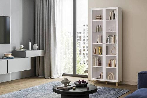 Шкаф для книг Билли Сканди-20 - фото 1