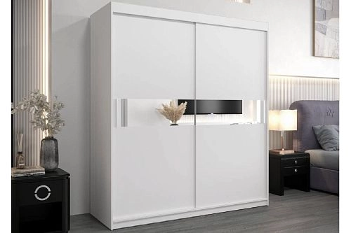 Шкаф-купе Бенито-2 Белый - фото 1